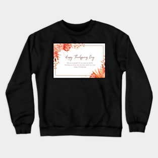 Happy Thanksgiving Card - 15 Crewneck Sweatshirt